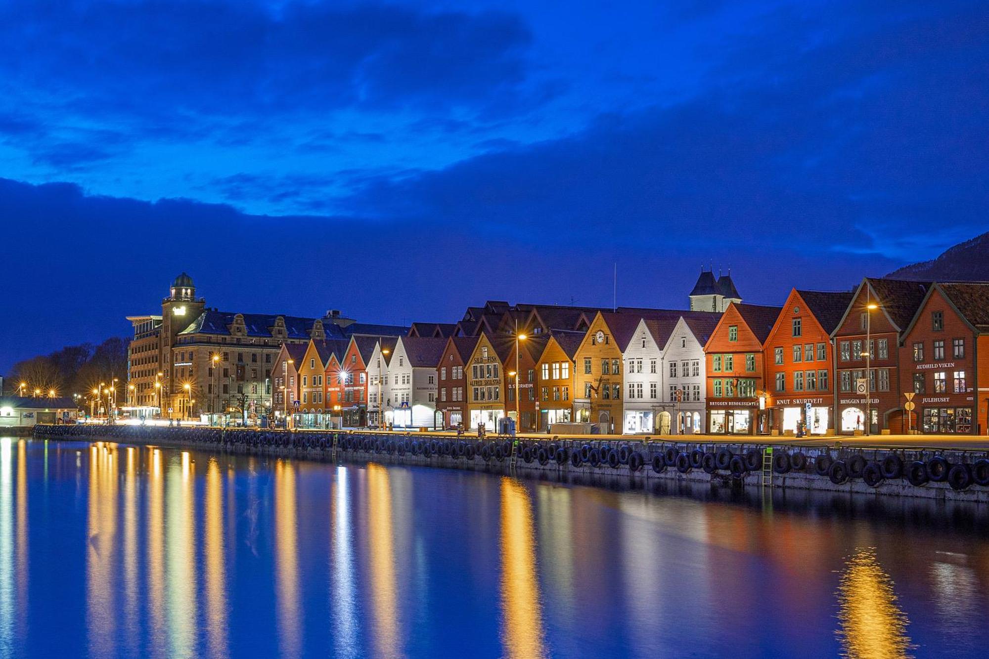 2 Min To Bryggen - Rooftop - Office With 49" Screen Bergen Extérieur photo